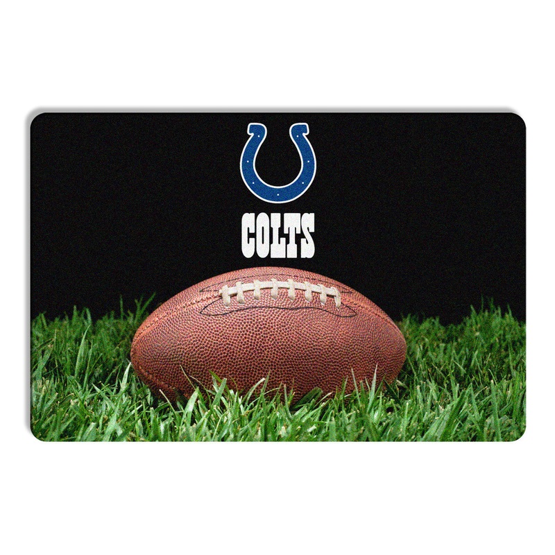 Gamewear Indianapolis Colts Classic NFL Football Pet Bowl Mat Size Large