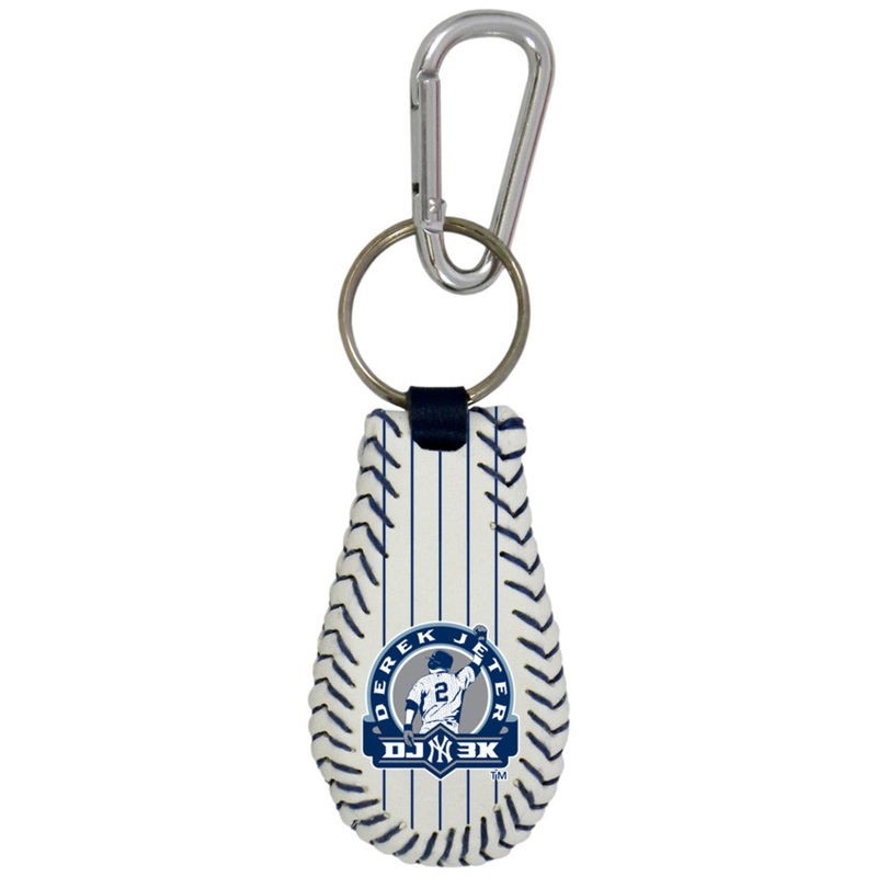 Gamewear New York Yankees Derek Jeter DJ3K Pinstripe Baseball Keychain