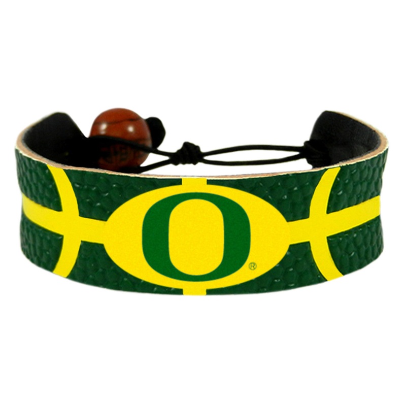 Gamewear Oregon Ducks Team Color Basketball Bracelet