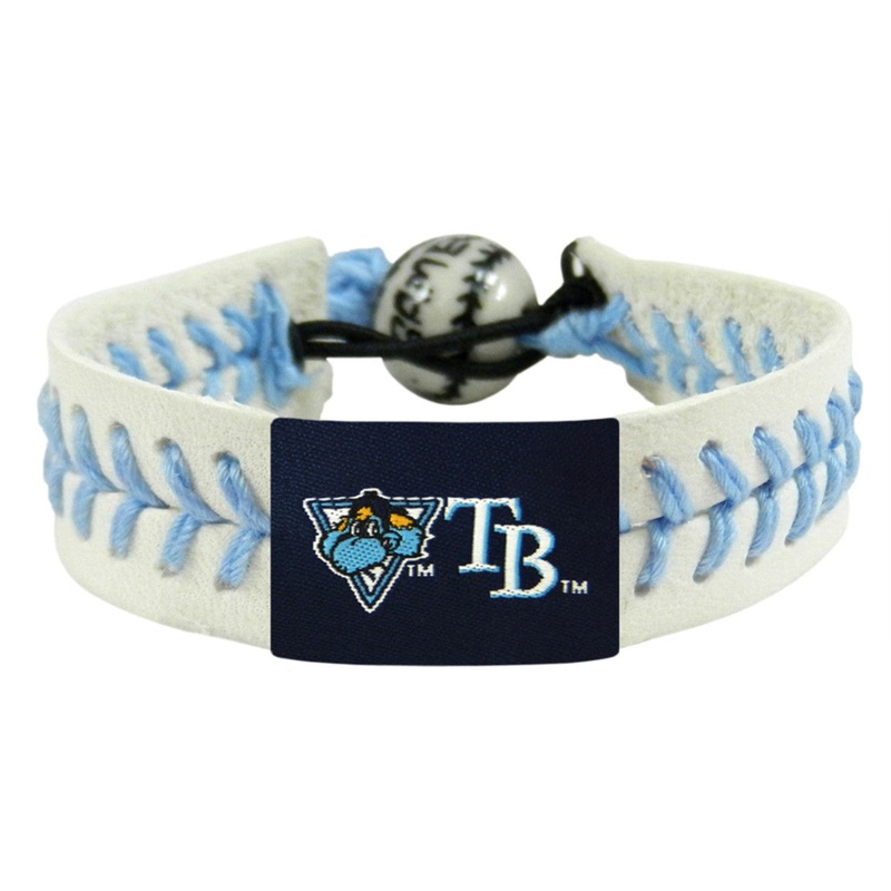 Gamewear Tampa Bay Rays Raymond Mascot Genuine Baseball Bracelet