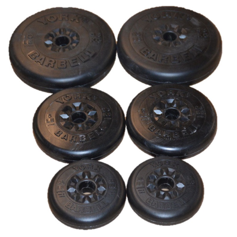 York Aerobic Weight Plate Set