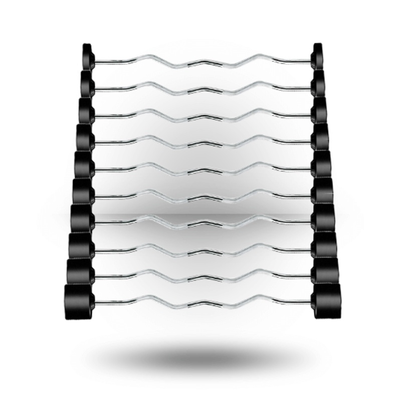 York Rubber Fixed Pro Curl Barbell Set