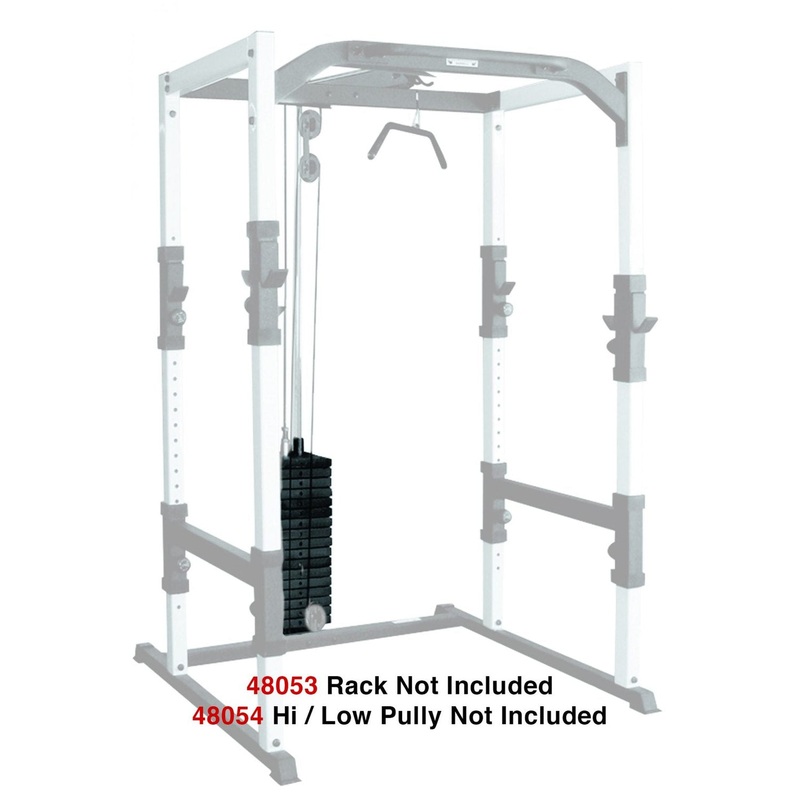 York FTS 200 lb Weight Stack Conversion Kit for Power Cage and Lat Machine