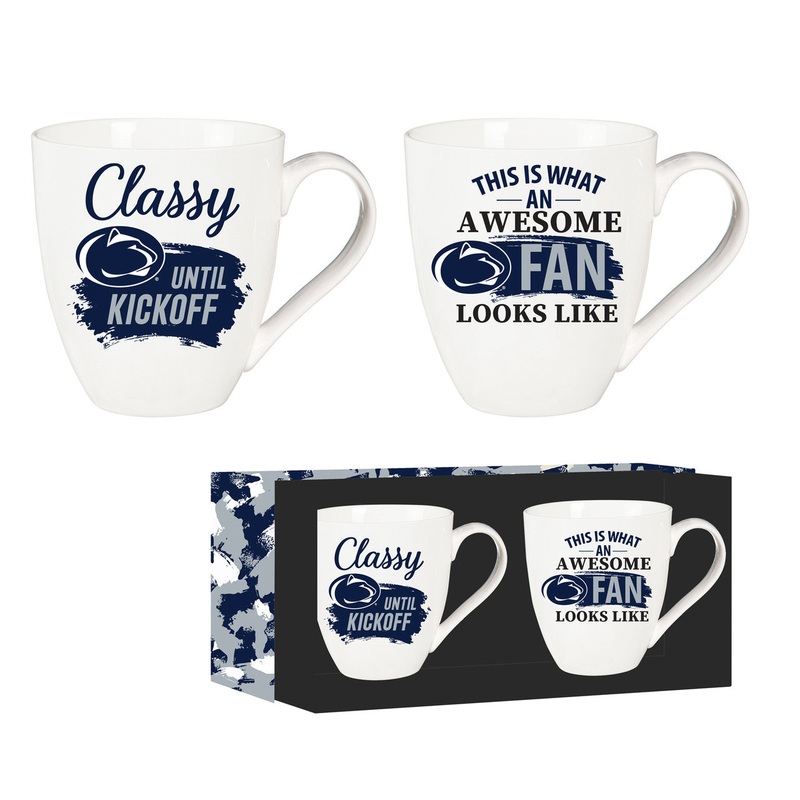 Evergreen Enterprises Texas A&M Aggies 17oz Ceramic 2 Piece Coffee Mug Set with Gift Box