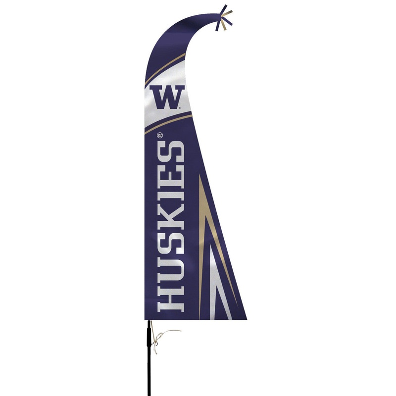 Fremont Die Washington Huskies Premium Feather Style Flag