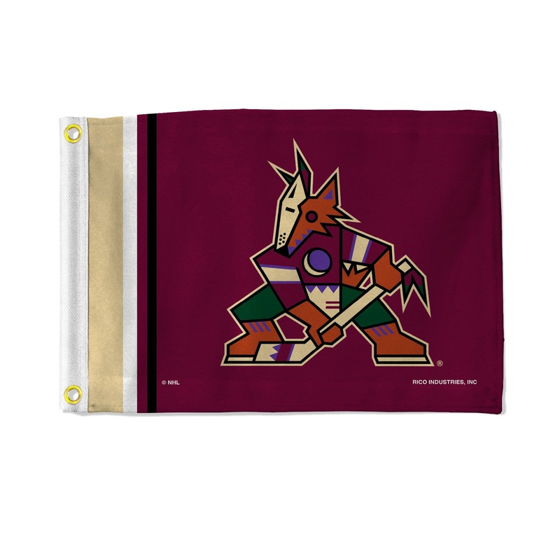 Rico Industries Arizona Coyotes Striped Utility Flag 12×17