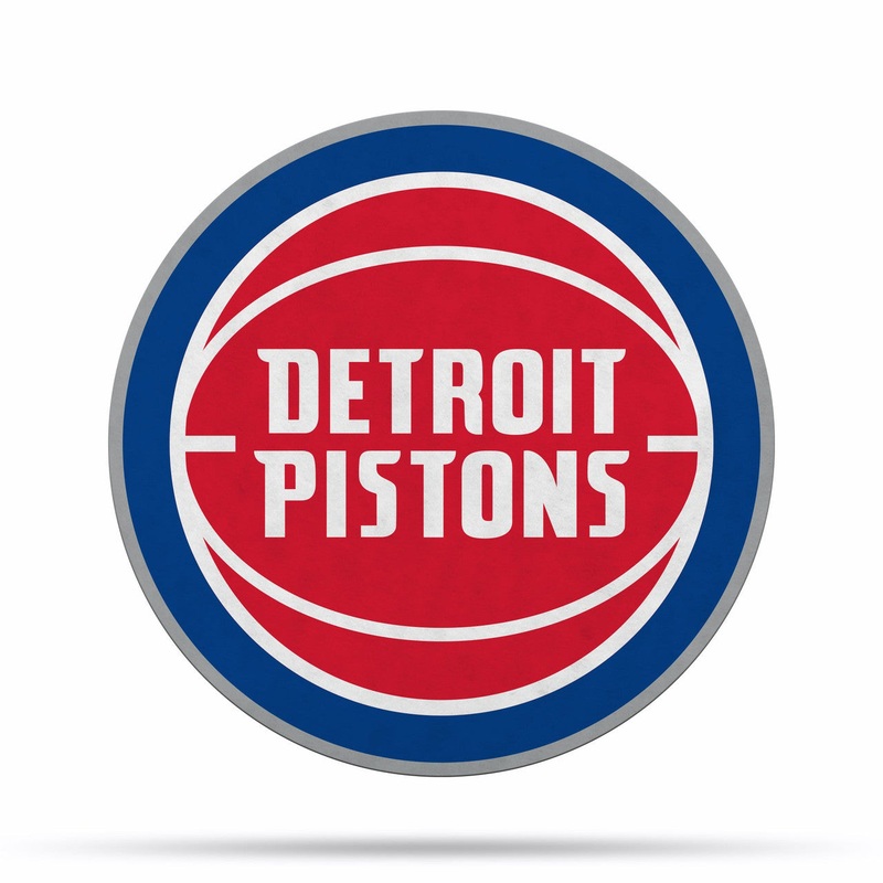 Rico Industries Detroit Pistons Pennant Shape Cut Logo Design – Special Order