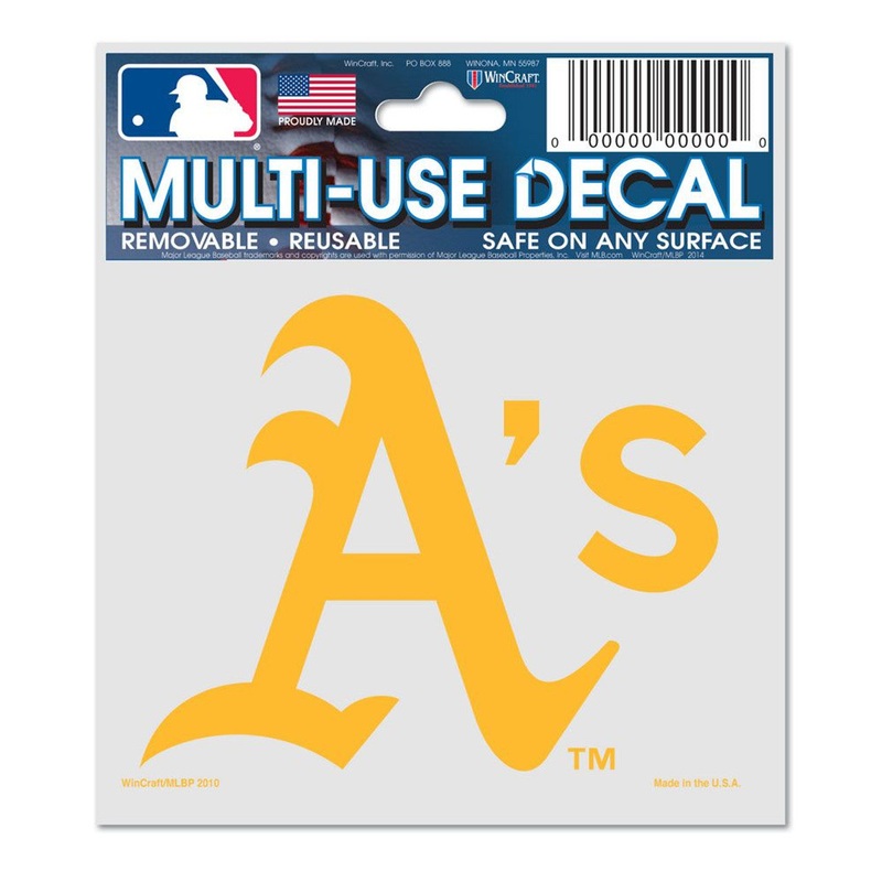 Wincraft Oakland Athletics Multi Use Decal 3×4