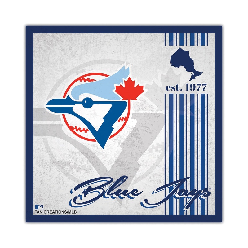 Fan Creations Toronto Blue Jays Album Design Sign Wood 10×10 – Special Order
