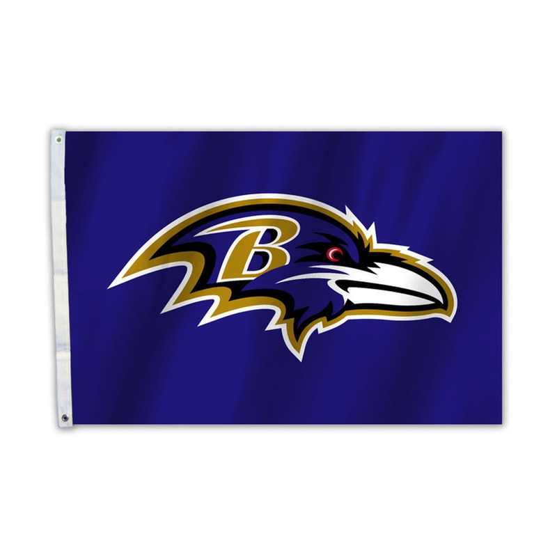 Fremont Die Baltimore Ravens Flag 2×3