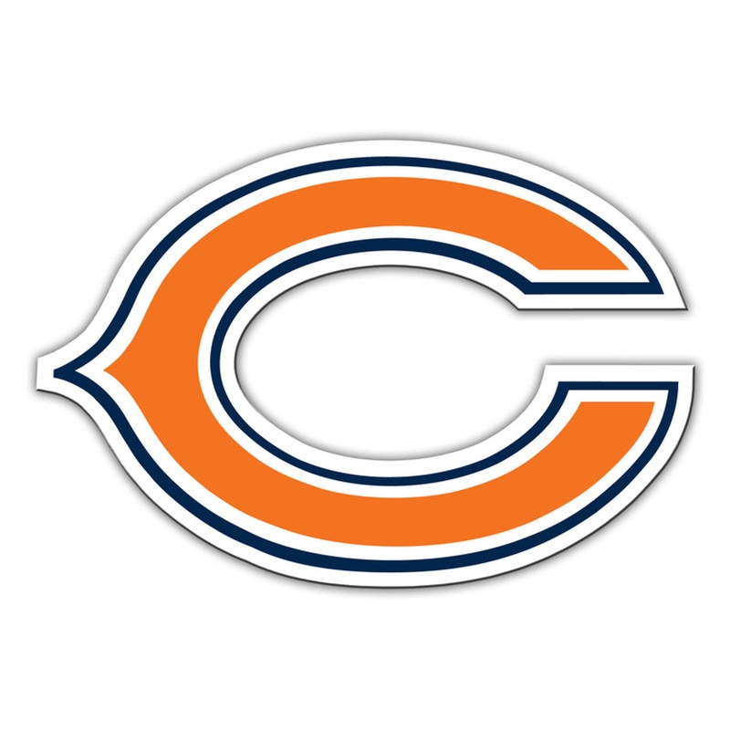 Fremont Die Chicago Bears 12 Inch C Logo Design Car Style Magnet