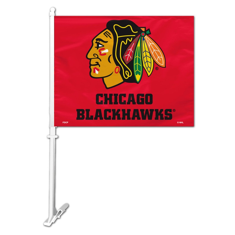 Fremont Die Chicago Blackhawks Car Flag – Special Order