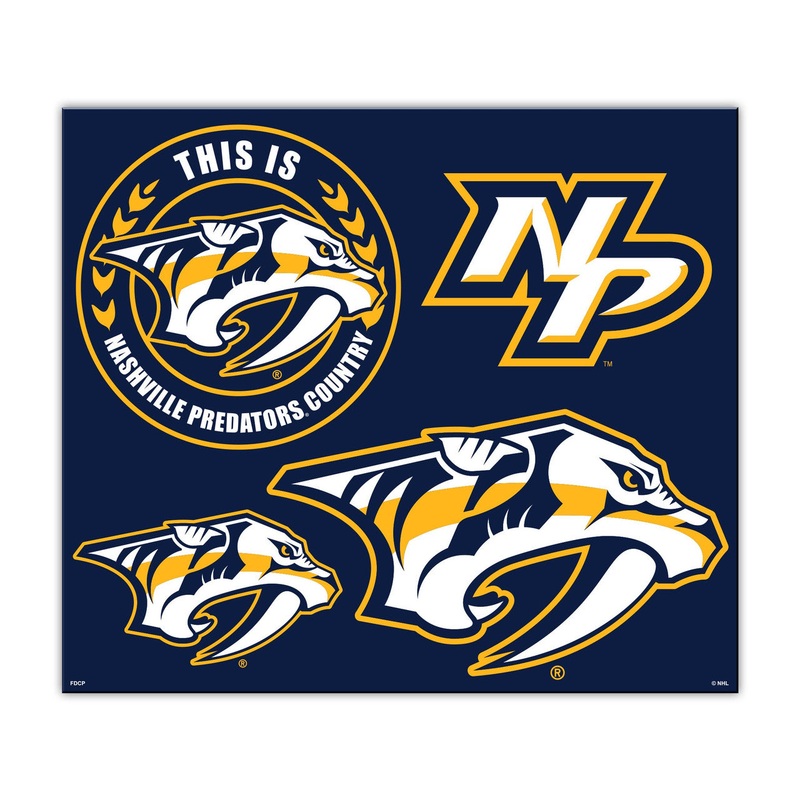 Fremont Die Nashville Predators 4 Piece Magnet Kit