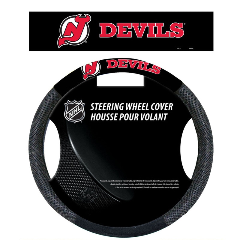Fremont Die New Jersey Devils Mesh Steering Wheel Cover