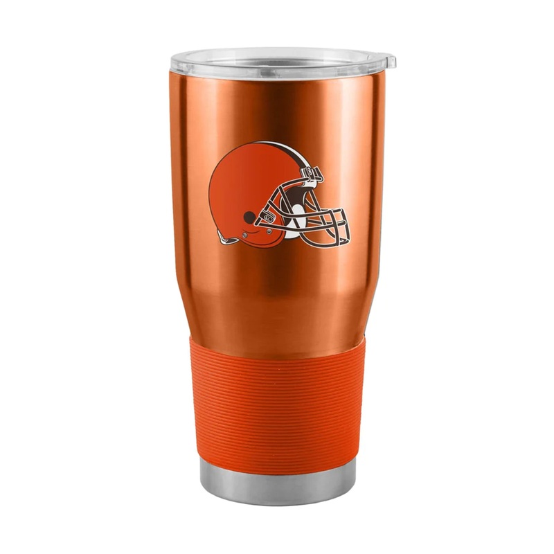 Logo Brands Cleveland Browns 30oz Stainless Steel Travel Tumbler