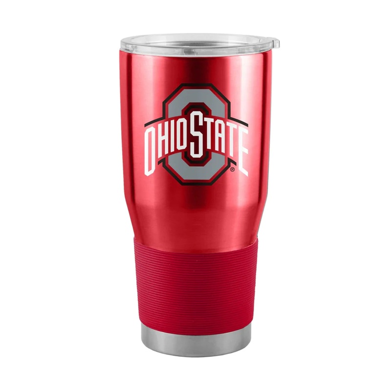 Logo Brands Ohio State Buckeyes 30oz Stainless Steel Travel Tumbler