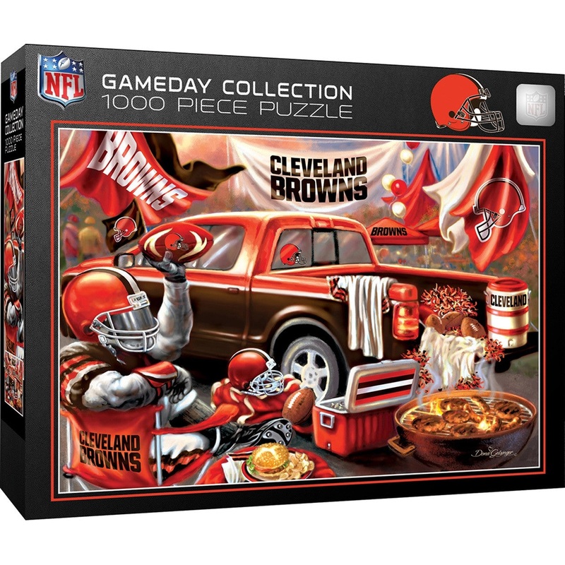 Masterpieces Puzzle Company Cleveland Browns Gameday Design 1000 Piece Puzzle