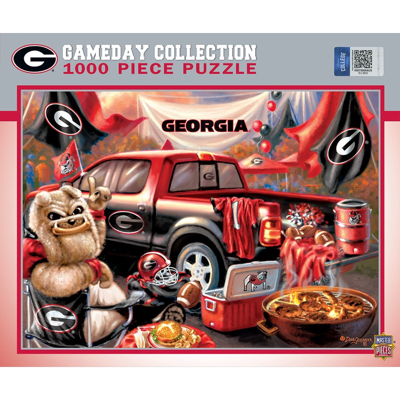 Masterpieces Puzzle Company Georgia Bulldogs Gameday Design 1000 Piece Puzzle
