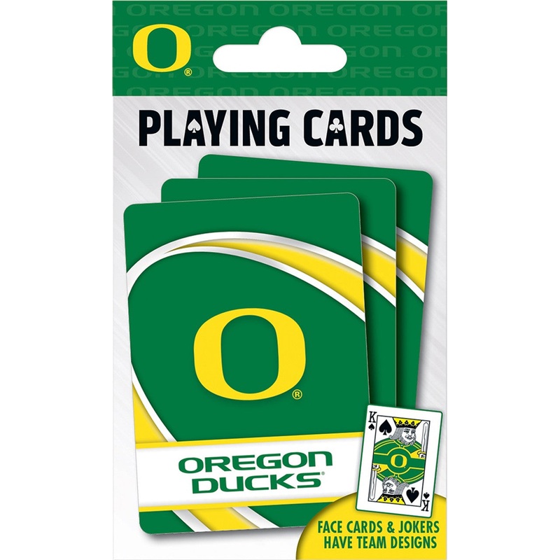 Masterpieces Puzzle Company Oregon Ducks Logo Playing Cards
