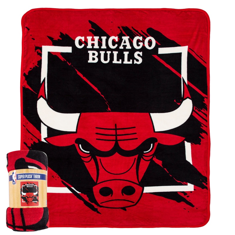 Northwest Company Chicago Bulls Micro Raschel Dimensional Design Blanket 46×60