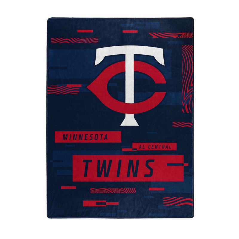 Northwest Company Minnesota Twins Raschel Digitize Design Blanket 60×80