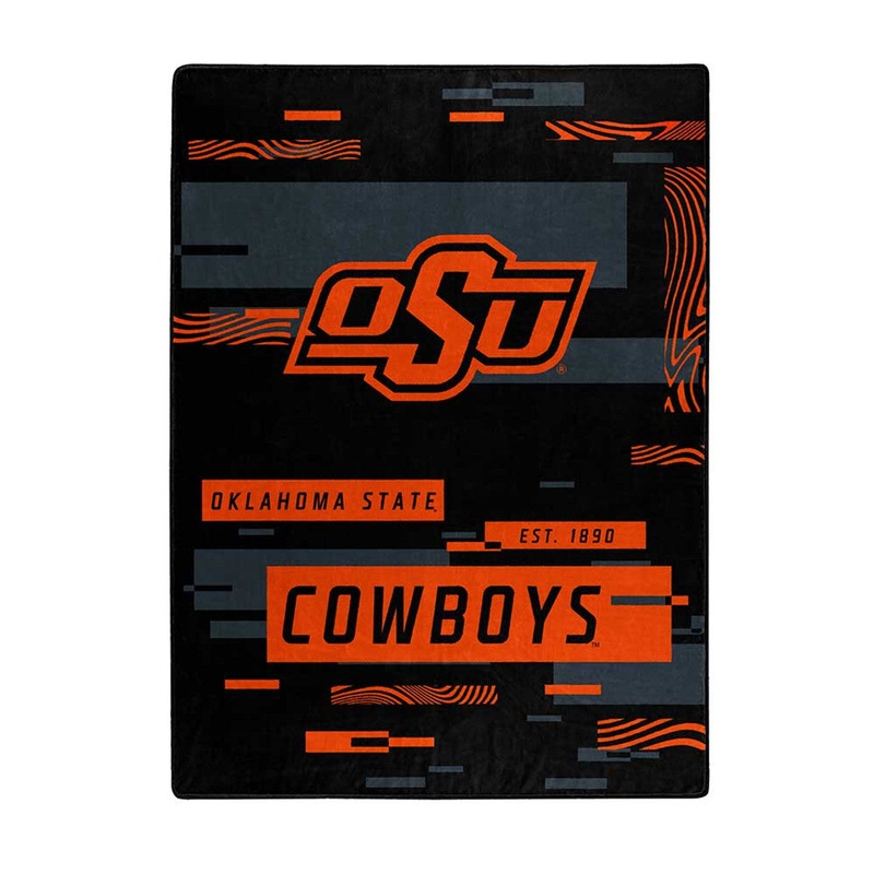 Northwest Company Oklahoma State Cowboys Raschel Digitize Design Blanket 60×80