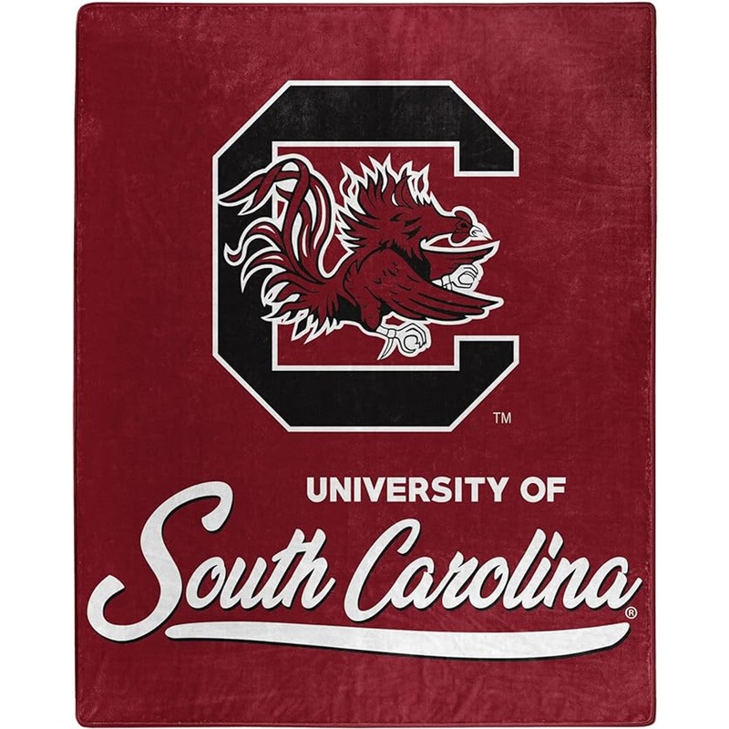 Northwest Company South Carolina Gamecocks Raschel Signature Design Blanket 50×60