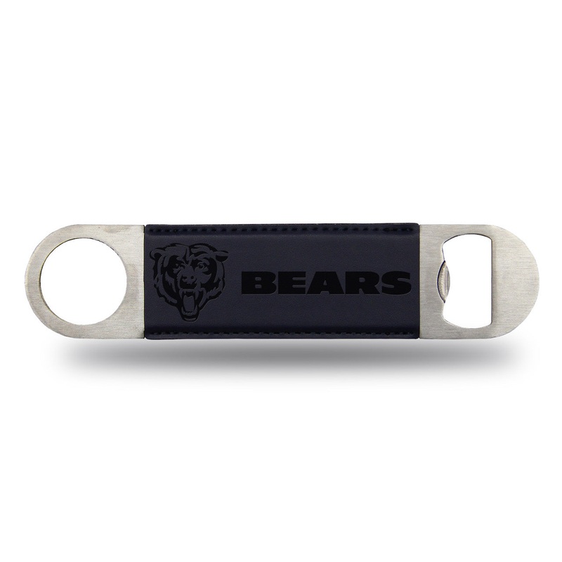 Rico Industries Chicago Bears Laser Engraved Bar Blade Bottle Opener