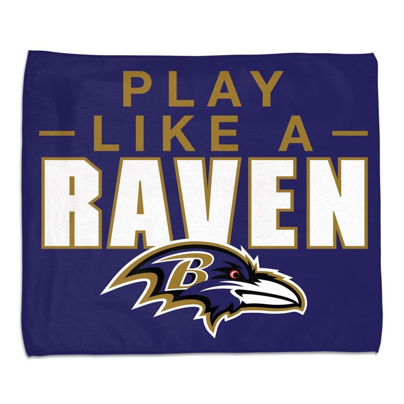 Wincraft Baltimore Ravens Full Color Rally Style Towel 15×18