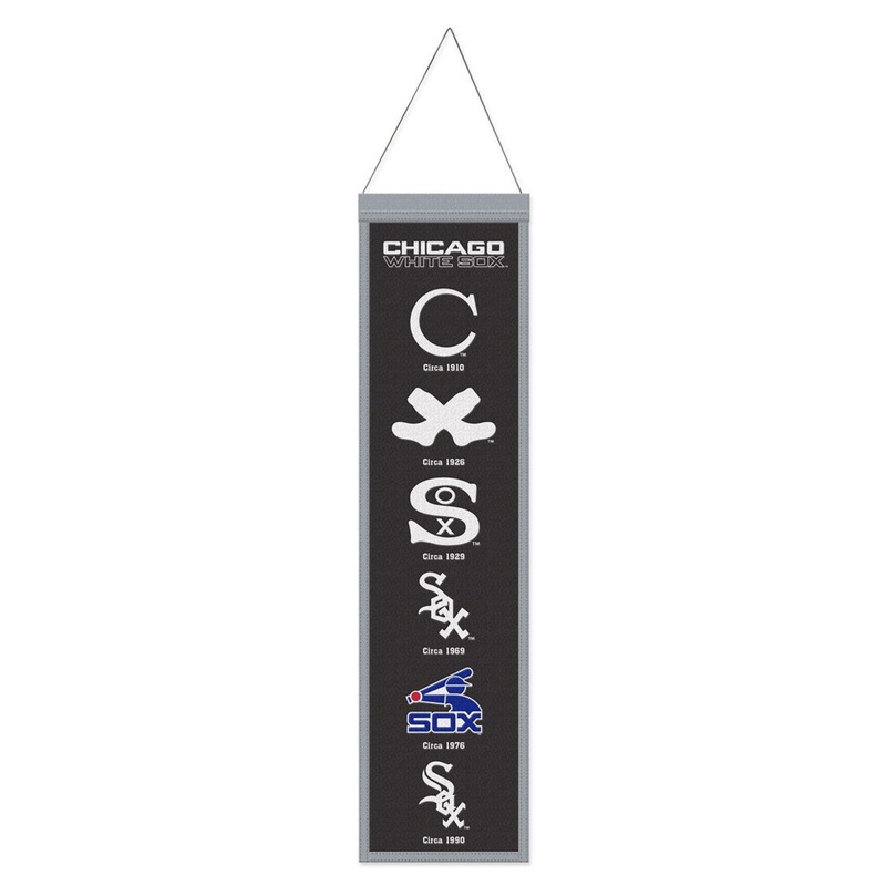 Wincraft Chicago White Sox Heritage Evolution Design Wool Banner 8×32