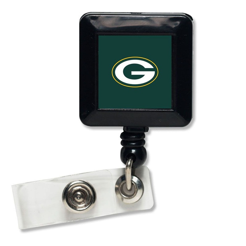 Wincraft Green Bay Packers Retractable Square Badge Holder