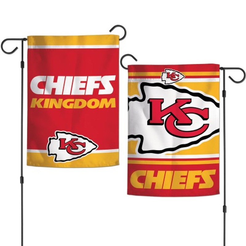 Wincraft Kansas City Chiefs 2 Sided Slogan Design Garden Style Flag 12×18