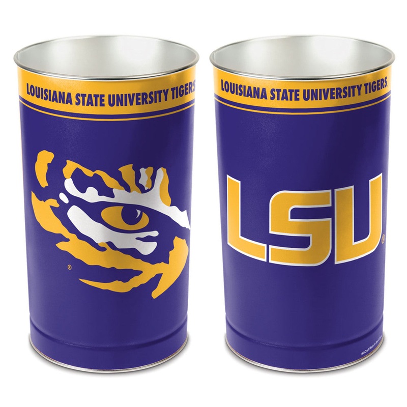 Wincraft LSU Tigers 15 Inch Wastebasket