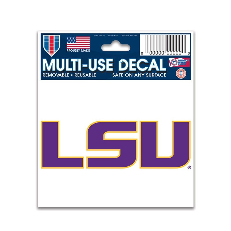 Wincraft LSU Tigers Multi Use Decal 3×4