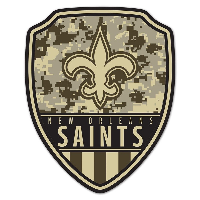 Wincraft New Orleans Saints Shield Shape Wood Sign 11×14