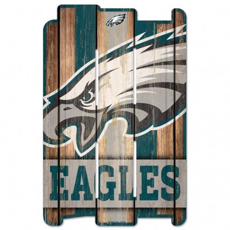 Wincraft Philadelphia Eagles Fence Style Wood Sign 11×17