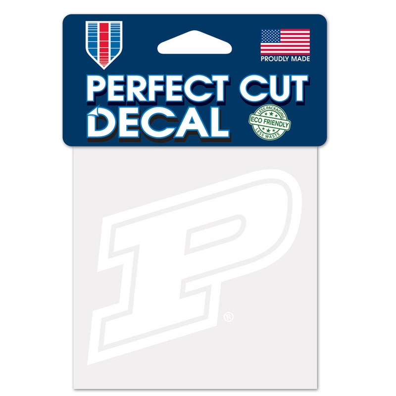 Wincraft Purdue Boilermakers White Perfect Cut Decal 4×4 – Special Order