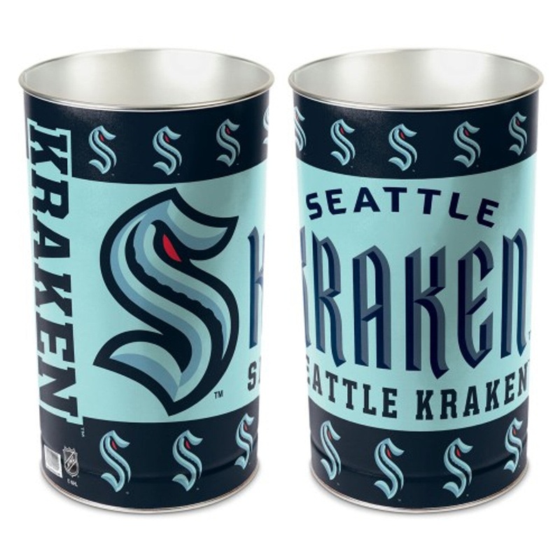Wincraft Seattle Kraken 15 Inch Wastebasket