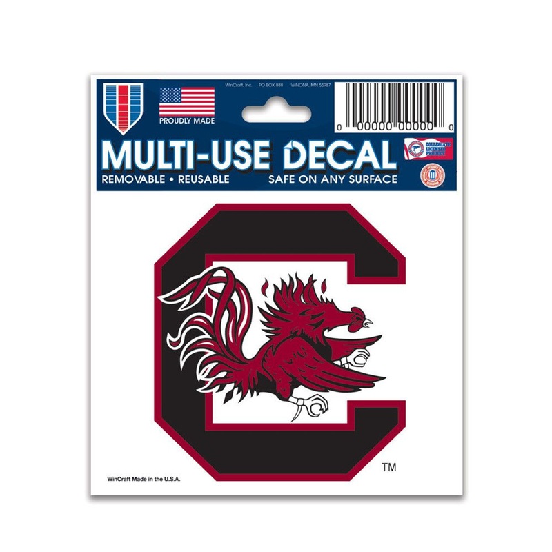 Wincraft South Carolina Gamecocks Multi Use Decal 3×4
