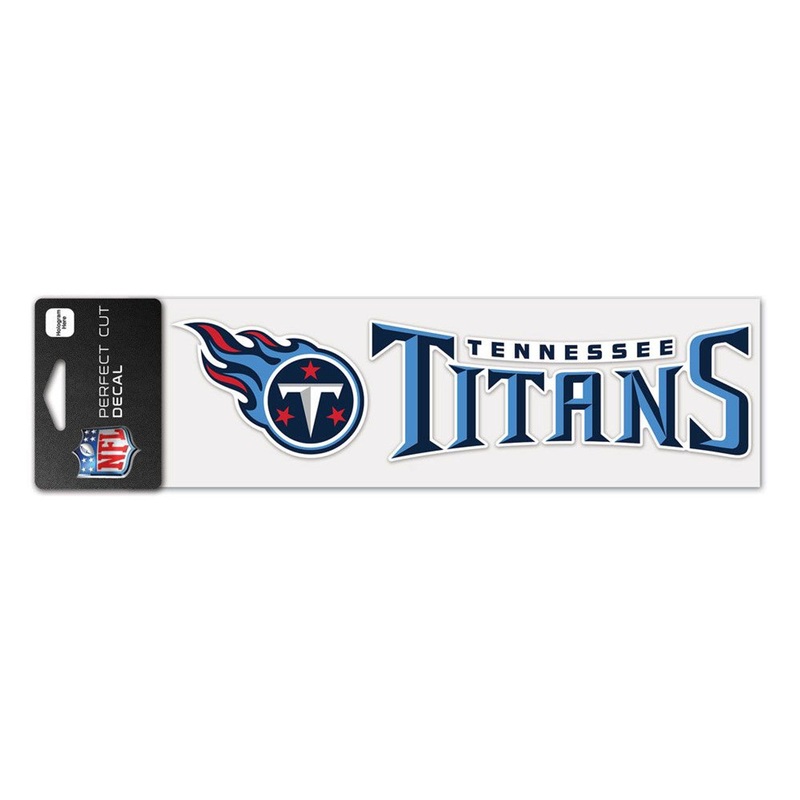 Wincraft Tennessee Titans Color Wordmark Perfect Cut Decal 3×10