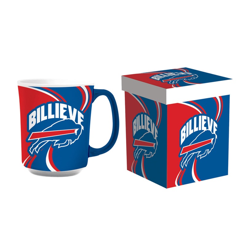 Evergreen Enterprises Buffalo Bills 14oz Ceramic Coffee Mug with Matching Box
