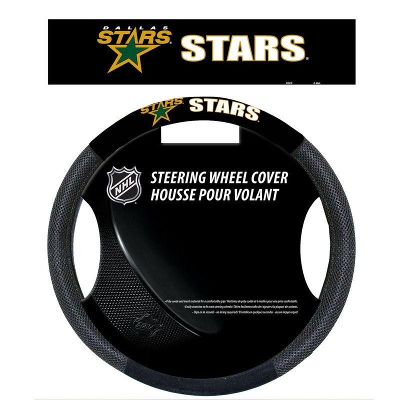 Fremont Die Dallas Stars Steering Alternate Mesh Steering Wheel Cover