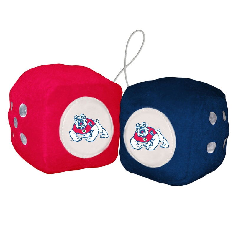 Fremont Die Fresno State Bulldogs Fuzzy Dice
