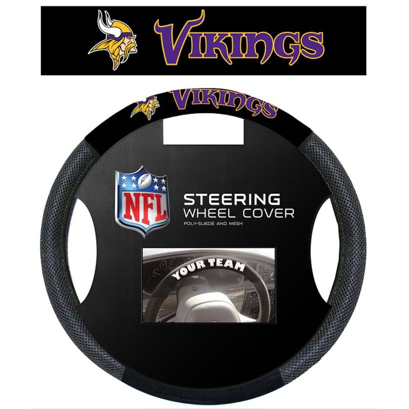 Fremont Die Minnesota Vikings Mesh Steering Wheel Cover