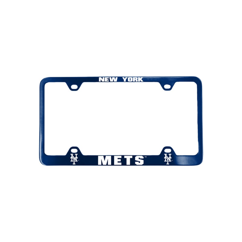Fremont Die New York Mets Blue Laser Cut License Plate Frame