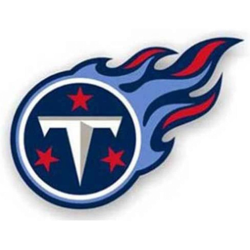 Fremont Die Tennessee Titans Left Design 12 Inch Car Magnet