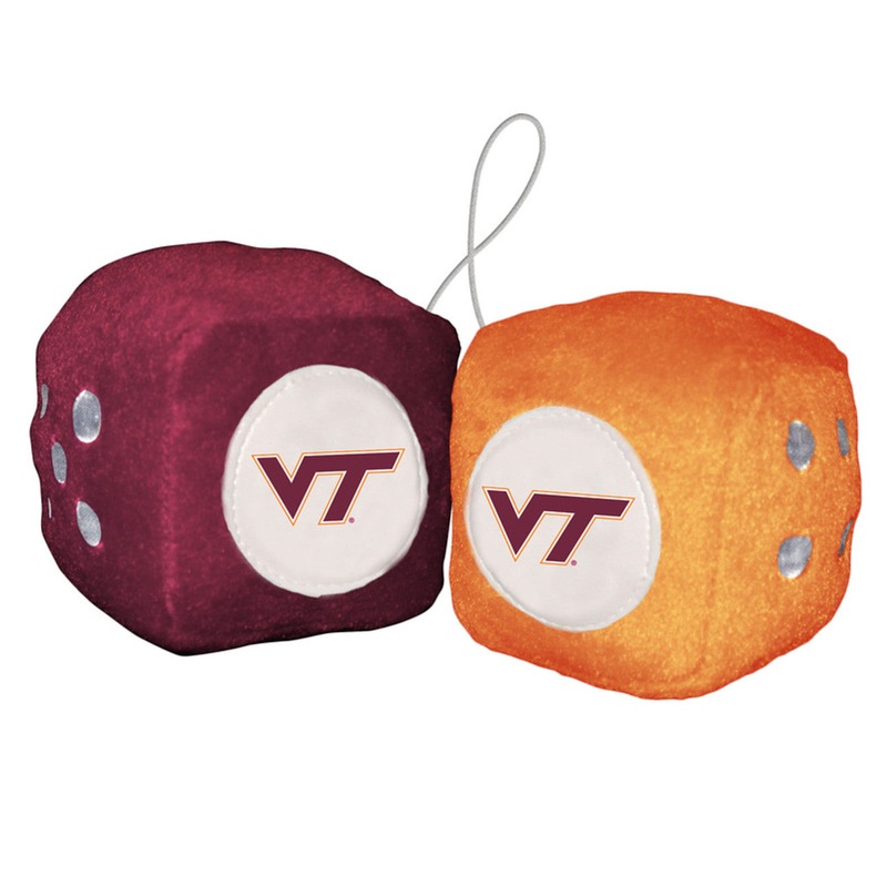 Fremont Die Virginia Tech Hokies Fuzzy Dice