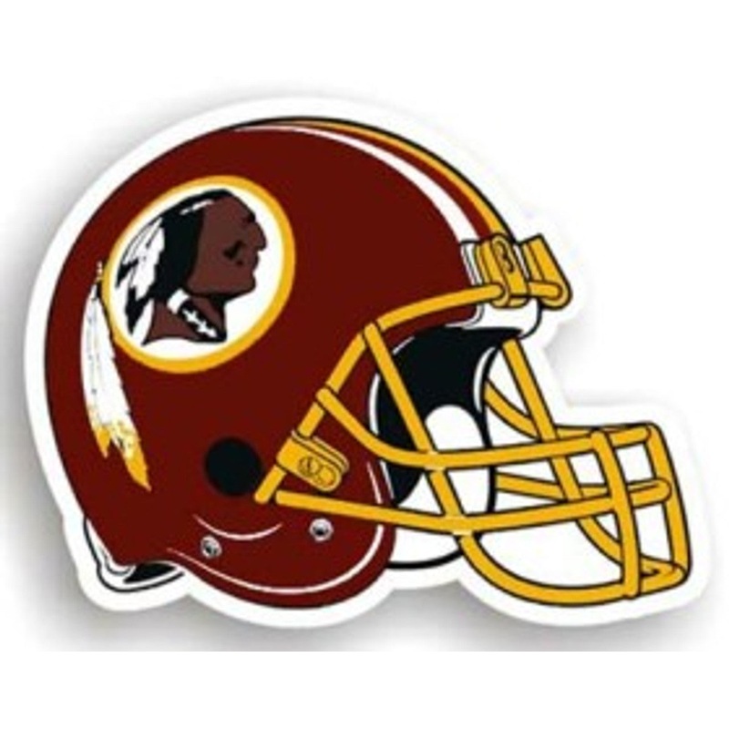 Fremont Die Washington Redskins 12 Inch Helmet Design Car Style Magnet