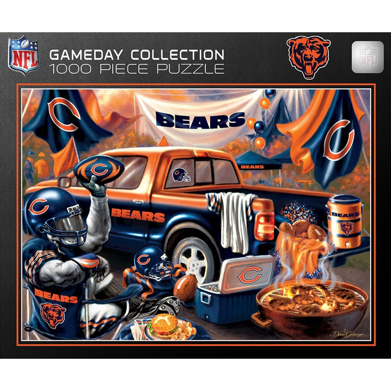 Masterpieces Puzzle Company Chicago Bears Gameday Design 1000 Piece Puzzle
