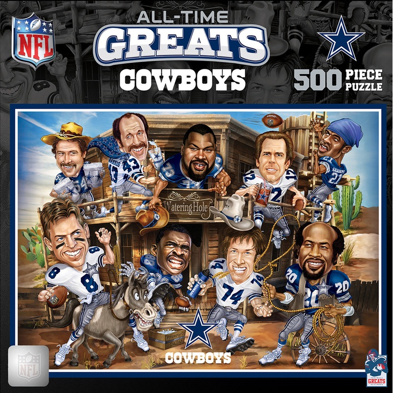Masterpieces Puzzle Company Dallas Cowboys All-Time Greats 500 Piece Puzzle